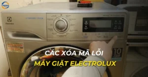 Cách xóa mã lỗi máy giặt Electrolux