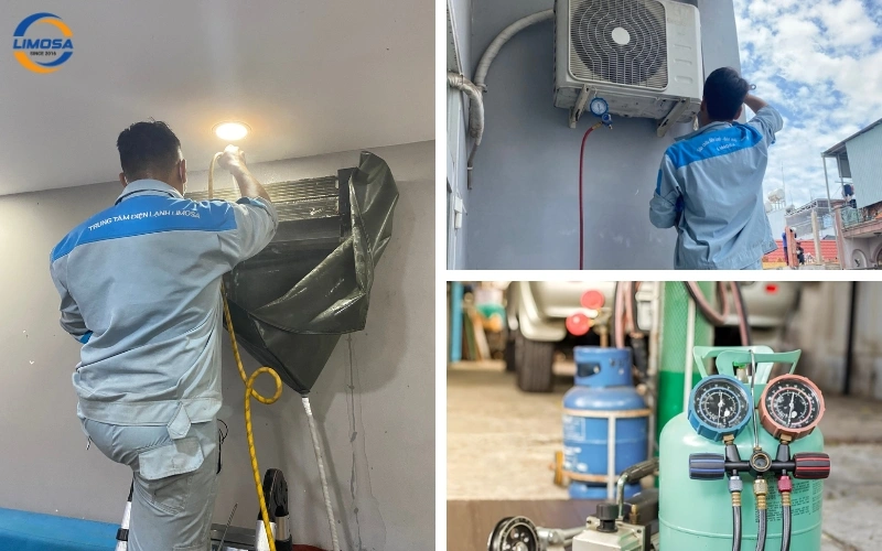 Dịch vụ bảo trì điều hòa chuyên nghiệp tại Điện Lạnh Limosa