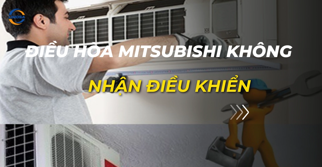 điều hòa mitsubishi không nhận điều khiển