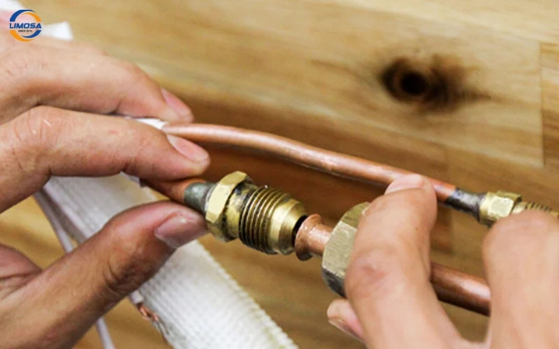 Hậu quả của ống đồng máy lạnh bị móp