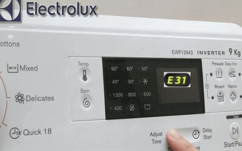 Lỗi E31 máy giặt Electrolux là gì?
