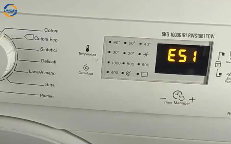 Lỗi E51 máy giặt Electrolux là gì?