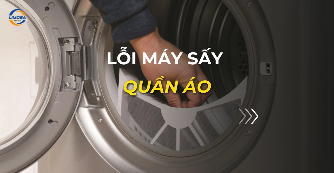 lỗi máy sấy quần áo