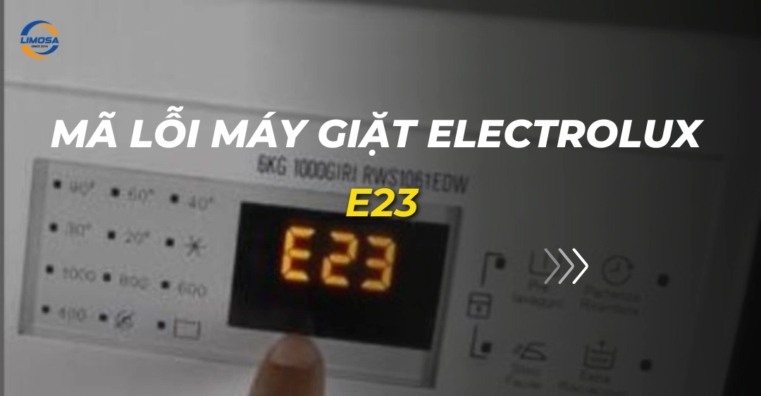 mã lỗi máy giặt electrolux e23_