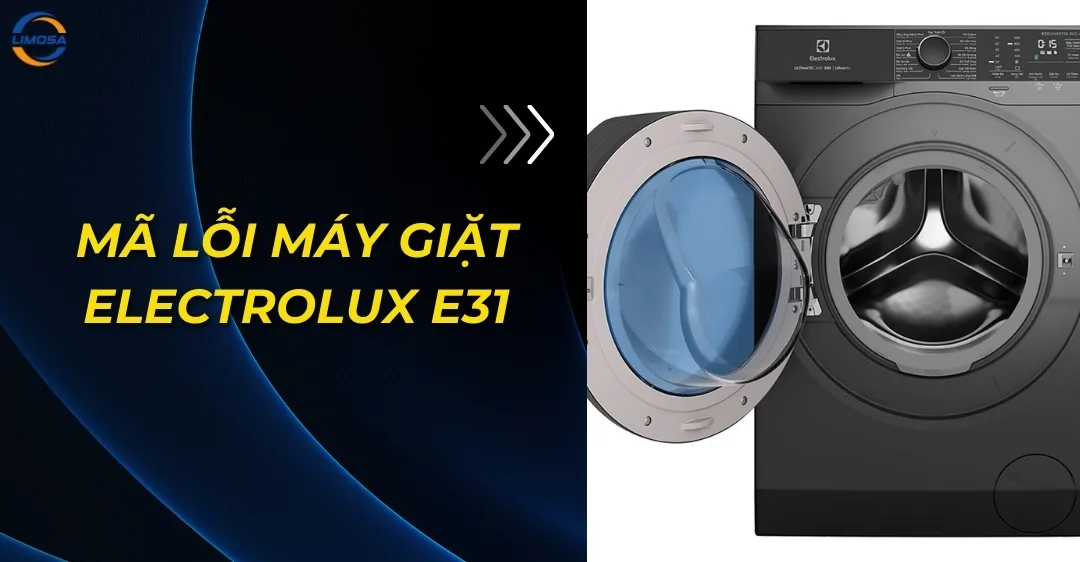 Mã lỗi máy giặt Electrolux E31