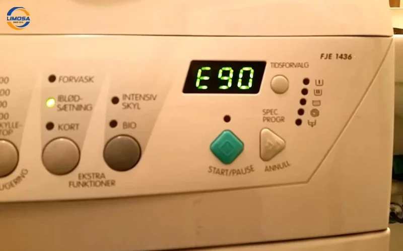 Mã lỗi máy giặt Electrolux E90 là gì?