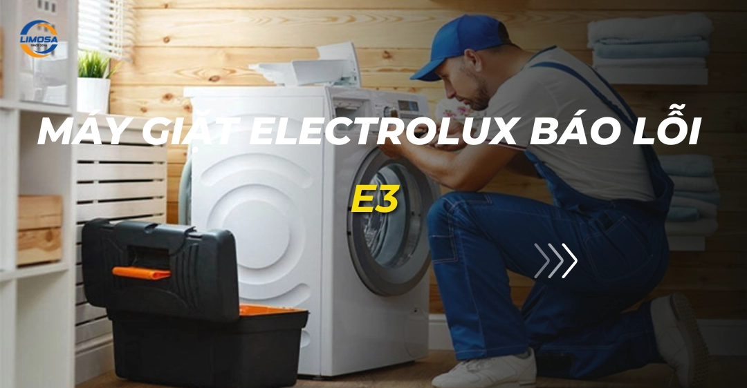 máy giặt electrolux báo lỗi e3_