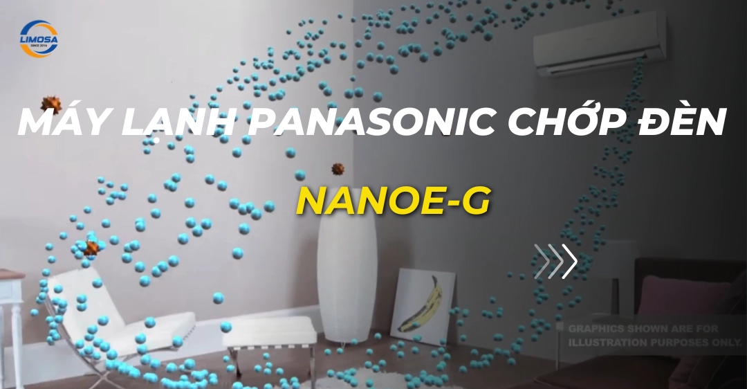Máy lạnh Panasonic chớp đèn nanoe-G máy lạnh panasonic chớp đèn nanoe-g