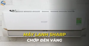 Máy lạnh Sharp chớp đèn vàng
