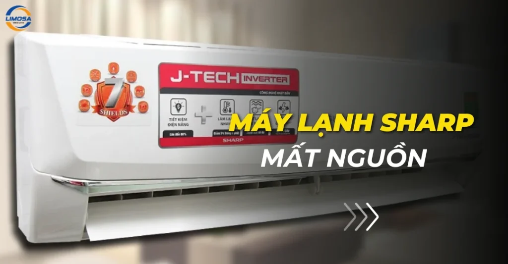 Máy lạnh Sharp mất nguồn