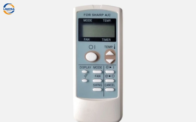 Nút Display trên remote máy lạnh Sharp là gì?