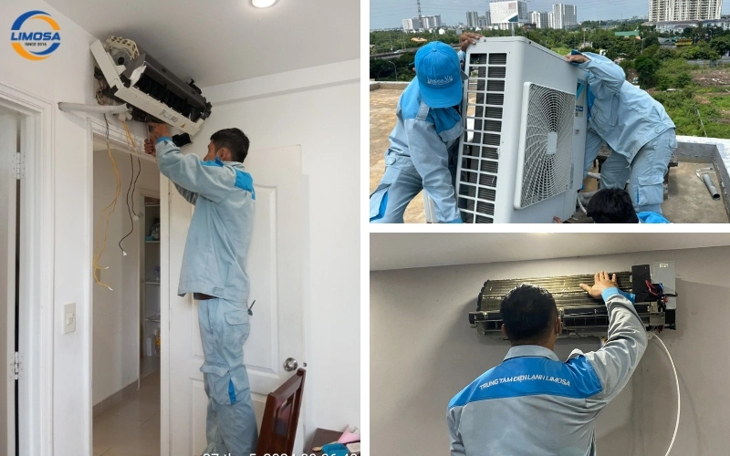 Quy trình bảo trì máy lạnh tại Điện lạnh Limosa