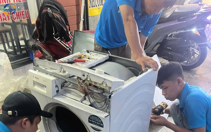 Quy trình triển khai dịch vụ sửa máy sấy quần áo quận 4 tại nhà của Limosa