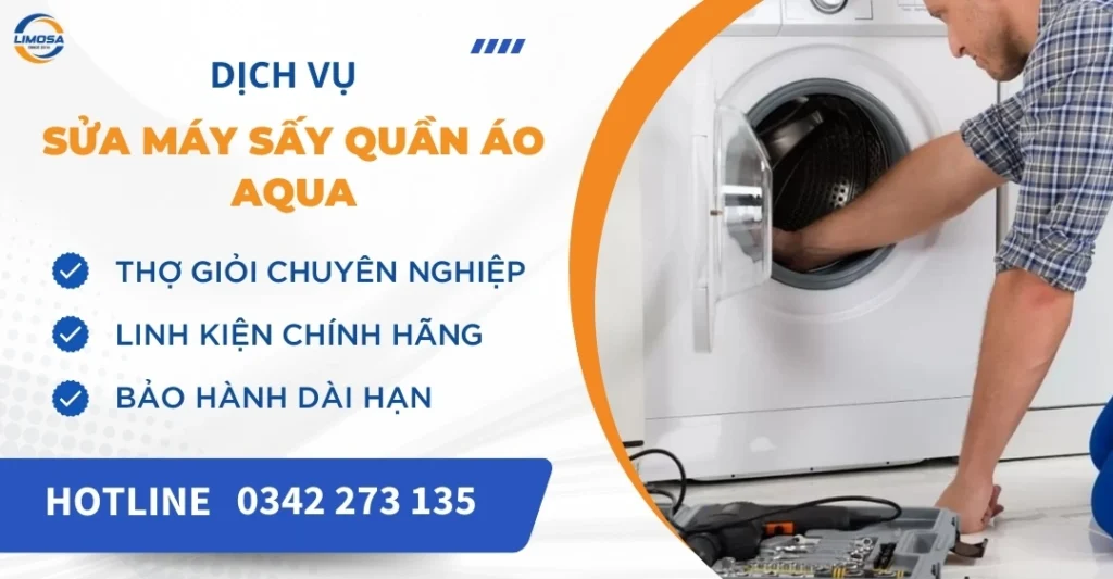 Sửa máy sấy quần áo Aqua