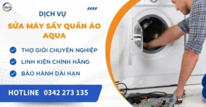Sửa máy sấy quần áo Aqua