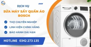 Sửa máy sấy quần áo Bosch