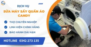 Sửa máy sấy quần áo Candy
