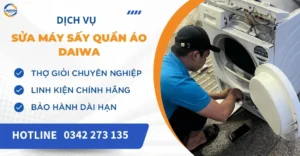 Sửa máy sấy quần áo Daiwa
