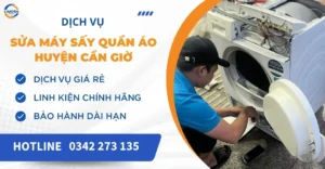 Sửa máy sấy quần áo huyện Cần Giờ