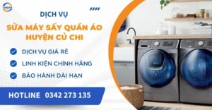 Sửa máy sấy quần áo huyện Củ Chi