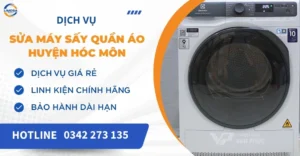 Sửa máy sấy quần áo huyện Hóc Môn