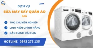 Sửa máy sấy quần áo LG