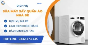 Sửa máy sấy quần áo Nhà Bè