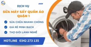 Sửa máy sấy quần áo quận 1