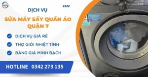 Sửa máy sấy quần áo quận 7