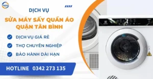 Sửa máy sấy quần áo quận Tân Bình