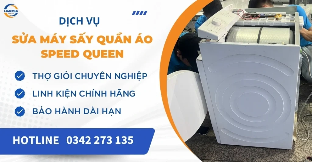 Sửa máy sấy quần áo Speed Queen