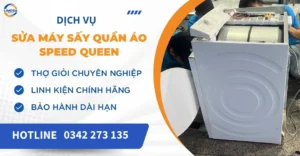 Sửa máy sấy quần áo Speed Queen