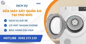 Sửa máy sấy quần áo tại Thủ Đức