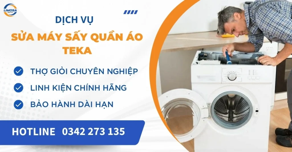 Sửa máy sấy quần áo Teka
