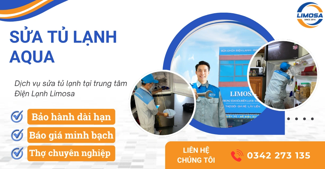Dịch vụ sửa tủ lạnh Aqua tại nhà uy tín, chuyên nghiệp Dịch vụ sửa tủ lạnh Aqua