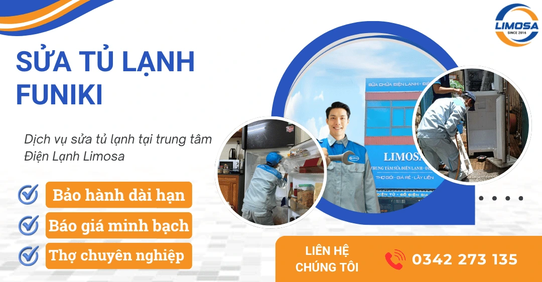 Dịch vụ sửa tủ lạnh Funiki tại nhà nhanh chóng, hiệu quả Dịch vụ sửa tủ lạnh Funiki