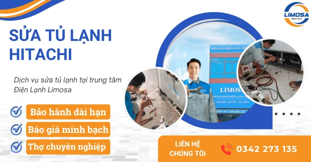 Dịch vụ sửa tủ lạnh Hitachi