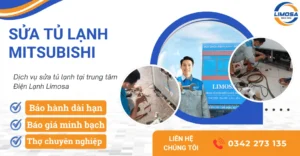 Dịch vụ sửa tủ lạnh Mitsubishi