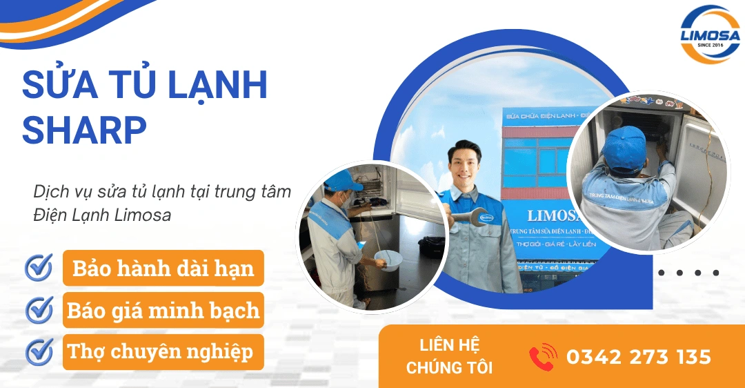 Dịch vụ sửa tủ lạnh Sharp