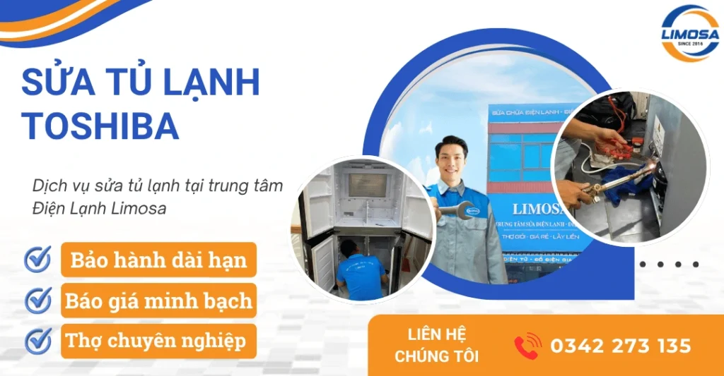 Dịch vụ sửa tủ lạnh Toshiba