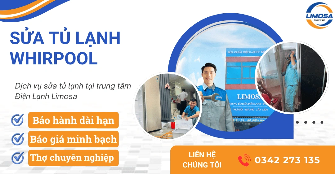 Dịch vụ sửa tủ lạnh Whirlpool