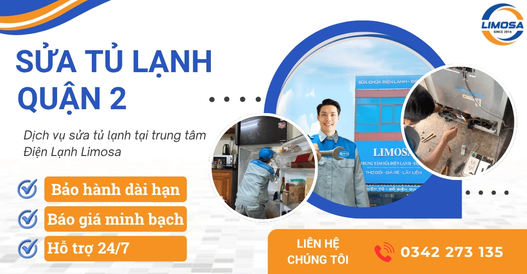 Dịch vụ sửa tủ lạnh quận 2 chuyên nghiệp, giá tốt Dịch vụ sửa tủ lạnh quận 2