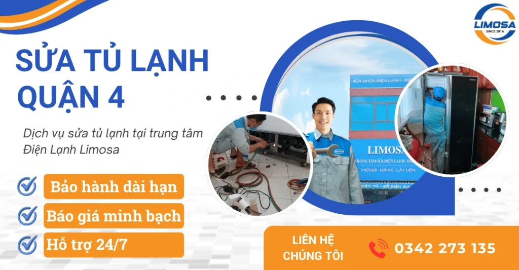Dịch vụ sửa tủ lạnh quận 4