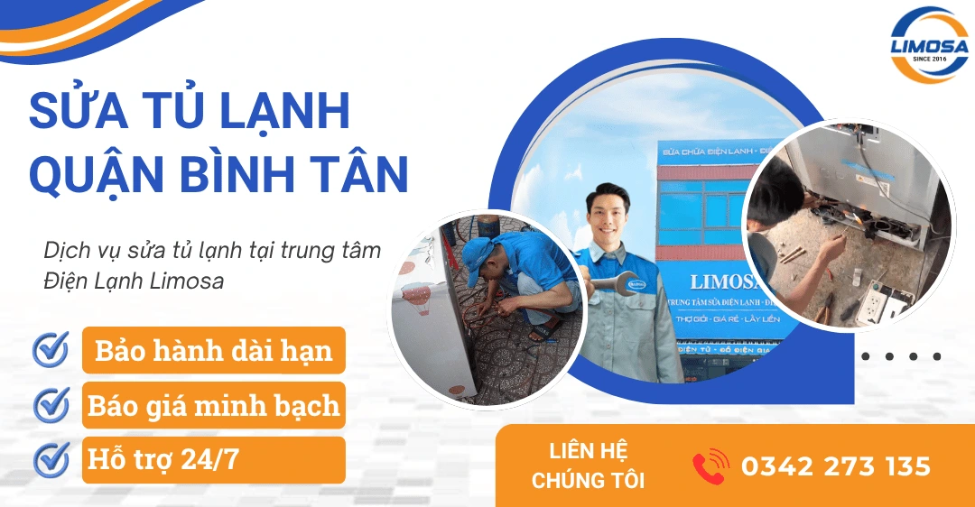 Dịch vụ sửa tủ lạnh quận Bình Tân uy tín, có mặt nhanh chóng Dịch vụ sửa tủ lạnh quận Bình Tân