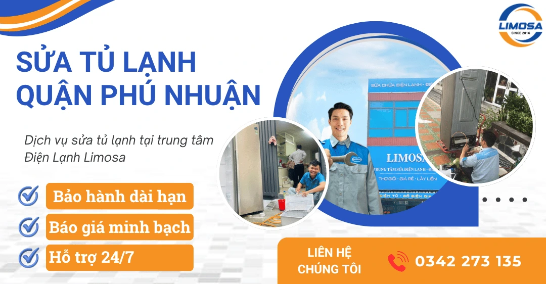 Dịch vụ sửa tủ lạnh quận Phú Nhuận chuyên nghiệp 2025 Dịch vụ sửa tủ lạnh quận Phú Nhuận
