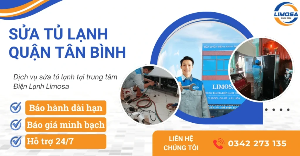 Dịch vụ sửa tủ lạnh quận Tân Bình