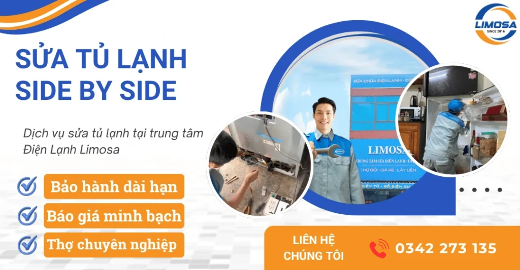 Dịch vụ sửa tủ lạnh side by side
