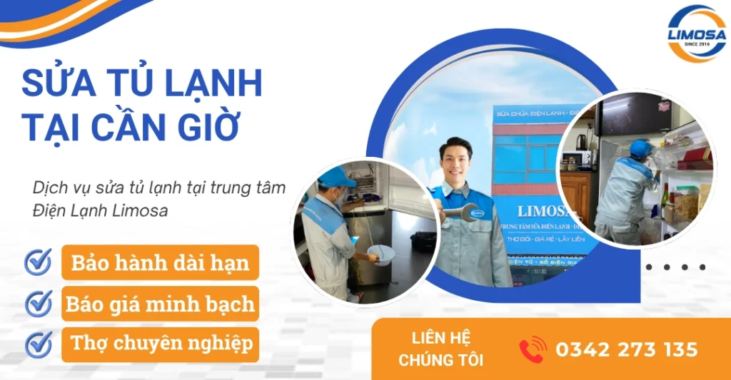 Dịch vụ sửa tủ lạnh tại Cần Giờ
