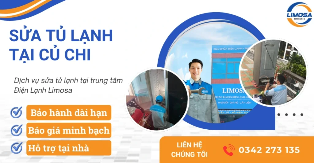 Dịch vụ sửa tủ lạnh tại Củ Chi