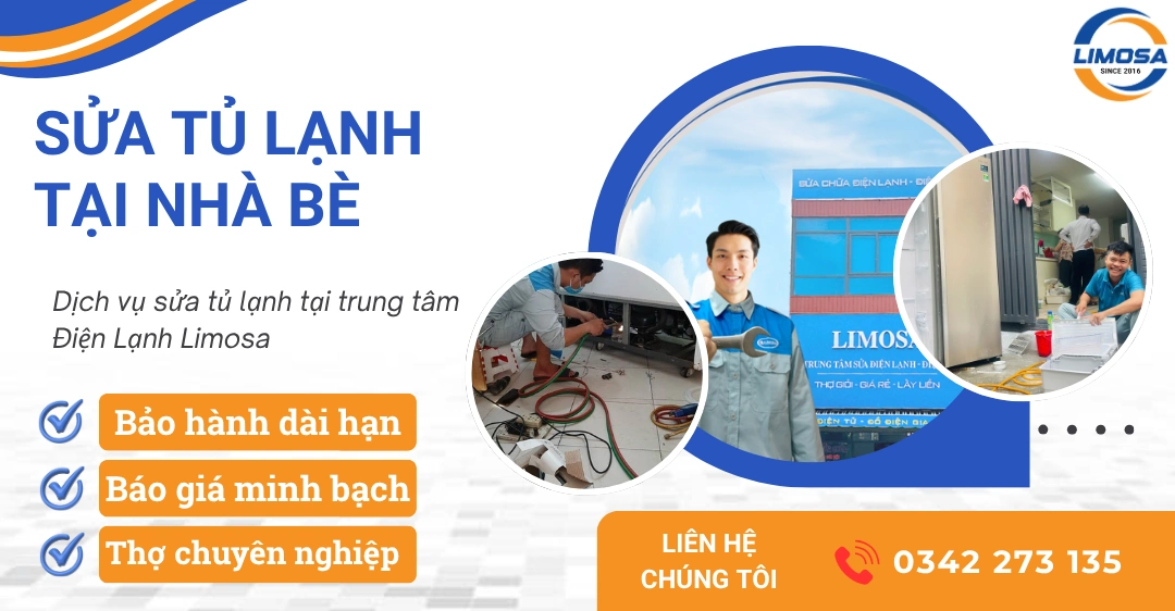 Dịch vụ sửa tủ lạnh tại Nhà Bè uy tín, miễn phí kiểm tra Dịch vụ sửa tủ lạnh tại Nhà Bè